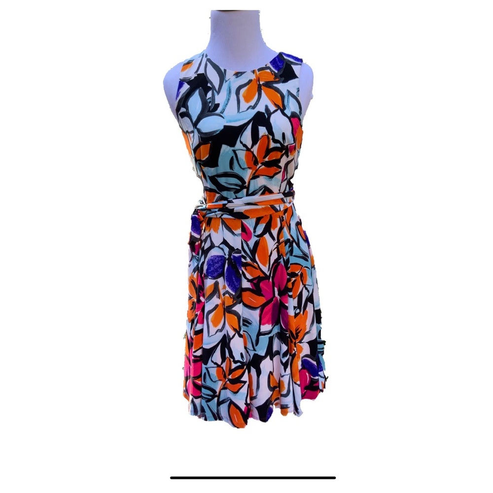Lauren Ralph Lauren Floral Dress Sleeveless Size 2P